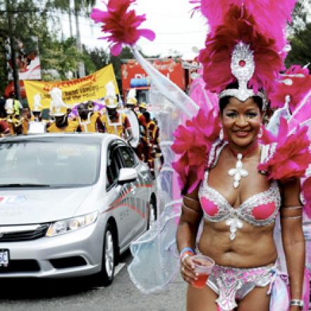 Winston Sill / Freelance Photographer
 Bacchanal Jamaica Carnival Road Parade, held on Sunday April 15, 2012.