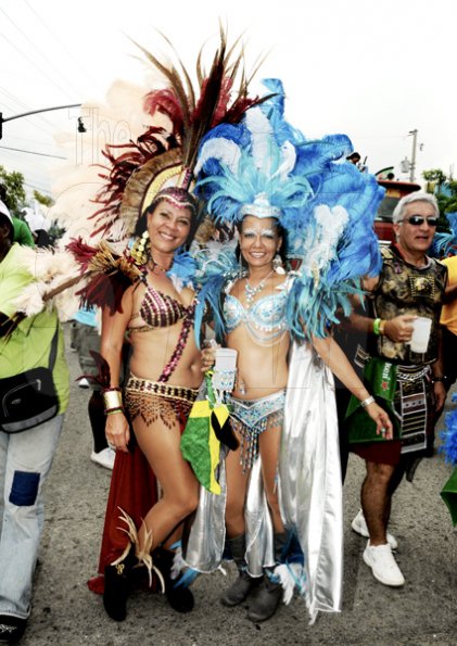 Winston Sill / Freelance Photographer
 Bacchanal Jamaica Carnival Road Parade, held on Sunday April 15, 2012.