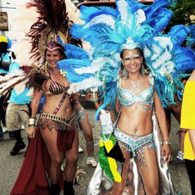 Winston Sill / Freelance Photographer
 Bacchanal Jamaica Carnival Road Parade, held on Sunday April 15, 2012.