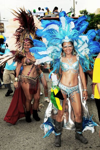 Winston Sill / Freelance Photographer
 Bacchanal Jamaica Carnival Road Parade, held on Sunday April 15, 2012.