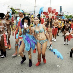 Winston Sill / Freelance Photographer
 Bacchanal Jamaica Carnival Road Parade, held on Sunday April 15, 2012.