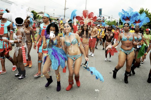 Winston Sill / Freelance Photographer
 Bacchanal Jamaica Carnival Road Parade, held on Sunday April 15, 2012.