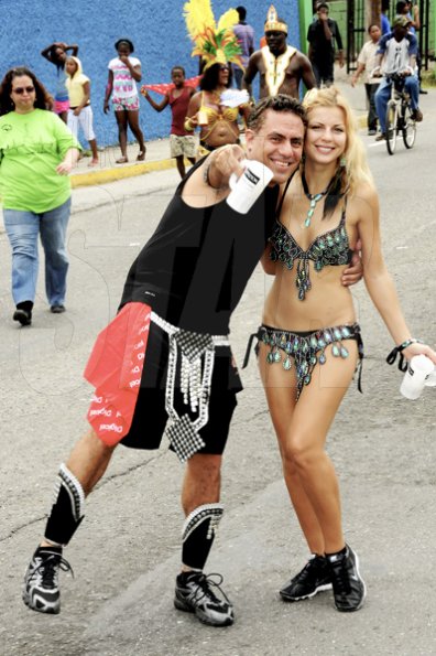 Winston Sill / Freelance Photographer
 Bacchanal Jamaica Carnival Road Parade, held on Sunday April 15, 2012.