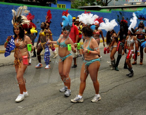 Winston Sill / Freelance Photographer
 Bacchanal Jamaica Carnival Road Parade, held on Sunday April 15, 2012.