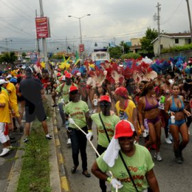 Winston Sill / Freelance Photographer
 Bacchanal Jamaica Carnival Road Parade, held on Sunday April 15, 2012.