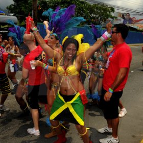 Winston Sill / Freelance Photographer
 Bacchanal Jamaica Carnival Road Parade, held on Sunday April 15, 2012.