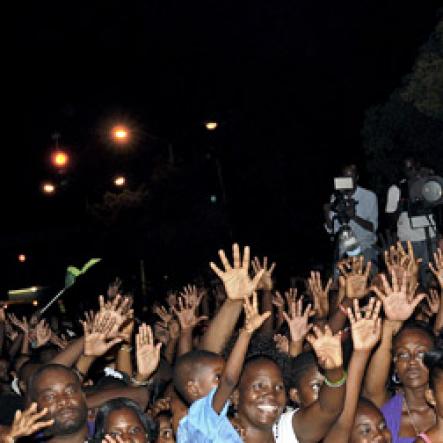 Winston Sill / Freelance Photographer
Gleaner's  Icons Concert, heldat South Parade, Downtown Kingston on Saturday night July 28, 2012.