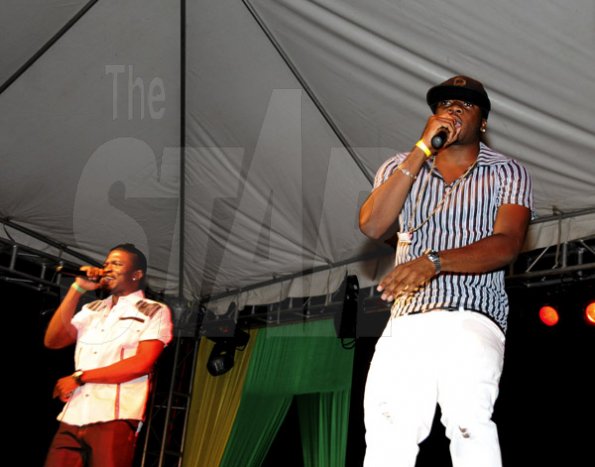 Winston Sill / Freelance Photographer
Gleaner's  Icons Concert, heldat South Parade, Downtown Kingston on Saturday night July 28, 2012.