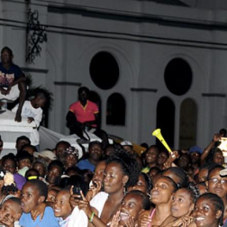 Winston Sill / Freelance Photographer
Gleaner's  Icons Concert, heldat South Parade, Downtown Kingston on Saturday night July 28, 2012.