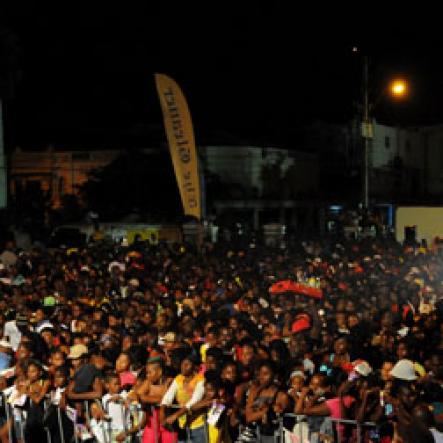 Winston Sill / Freelance Photographer
Gleaner's Icons Concert, held at South Parade, Downtown, Kingston on Saturday night July 28, 2012.