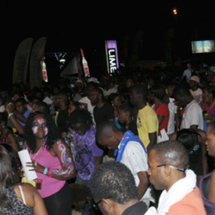 Winston Sill / Freelance Photographer
All-Island Carnival kick-off fete, held at UDC Field, New Kingston on Saturday night January 29, 2011.