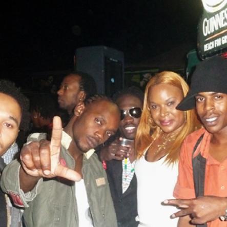 Roxroy McLean Photo

The Gully Squad members in full, from left: Stein, Flexxx, his manager Keisha, and newcomers of dancehall Savage and Kibaki.