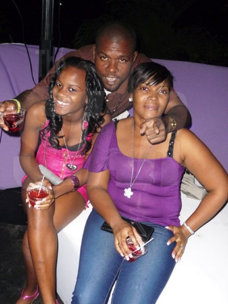Hasani Walters                                                                                                                                                            They were ready to party and have a good time at Appleton Barcode.