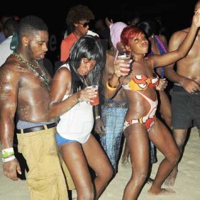 Sheena Gayle                                                                                                                                                             It was all about ATI for these partygoers who enjoyed the final night of being wickedly wild in Negril