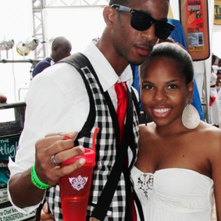 Matthew Richards and Annya Gordon Whyte are enjoying every minute of Smirnoff Daydreams, on Saturday. 


********************************************************************** July 30th, part of the Smirnoff Dream weekend at Long Bay Beach Negril