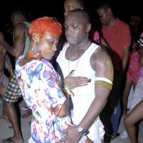Mark Titus photo

These two were dancing the night away at Appleton Temptation Isle (ATI) Pretty in Pink 'Girl Power' in Negril on Saturday.