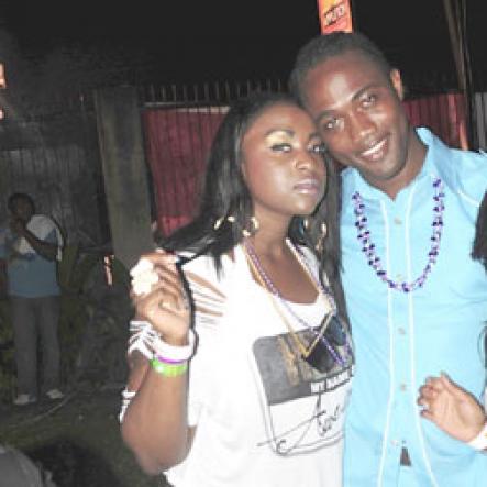 Sheena Gayle                                                             From left: Shana Lynch along with Ricardo Comrie of Endless Possibilities and Trina Roberts enjoyed the backstage access to ATI’s Stages in Negril.