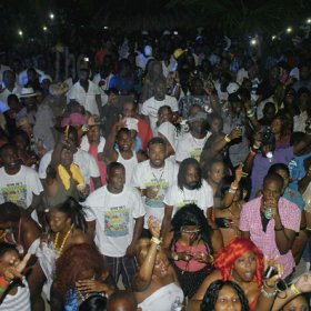 Mark Titus 

A section of the crowd at Smirnoff Dream Week end Yush, held in Negril on Saturday.