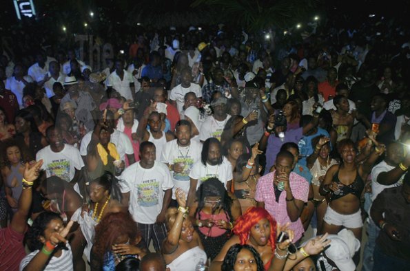 Mark Titus 

A section of the crowd at Smirnoff Dream Week end Yush, held in Negril on Saturday.