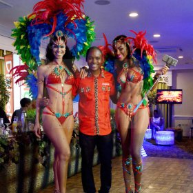 Winston Sill/freelance Photographer
 Bacchanal Jamaica presents the Official Launch of Bacchanal 2015 Carnival Season, under the theme "Untamed", held at Knutsford Court Hotel, Ruthven Road on Thursday night February 5, 2015.  Here are Yendi Phillipps (left); Kamal Powell (centre), of Digicel; and ------?????? (right).