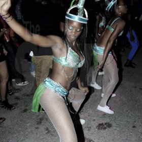Winston Sill / Freelance Photographer
                                                                              Just a taste of what some of the costumes will look like.                                                                                                                                                                                                                                                         Bacchanal Jamaica opening night fete, held at Mas Camp, Oxford Road, New Kingston on Friday February 18, 2011.