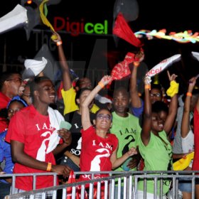 Winston Sill / Freelance Photographer
Bacchanal Jamaica kicks off the 2013 Carnival Season with the Official Opening of the Mas Camp and first Bacchanal Fridays Fete, held at Stadium North, National Stadium Complex on Friday night February 15, 2013.