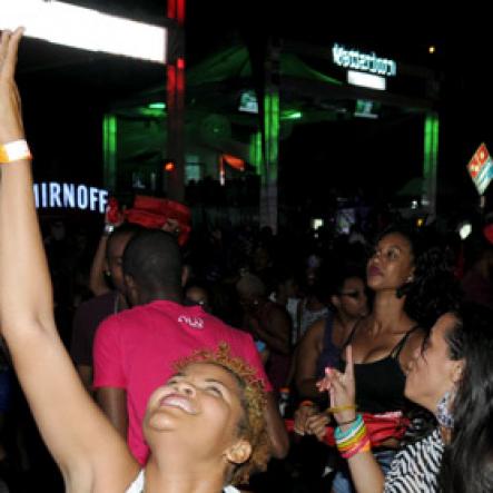 Winston Sill / Freelance Photographer
Bacchanal Jamaica kicks off the 2013 Carnival Season with the Official Opening of the Mas Camp and first Bacchanal Fridays Fete, held at Stadium North, National Stadium Complex on Friday night February 15, 2013.