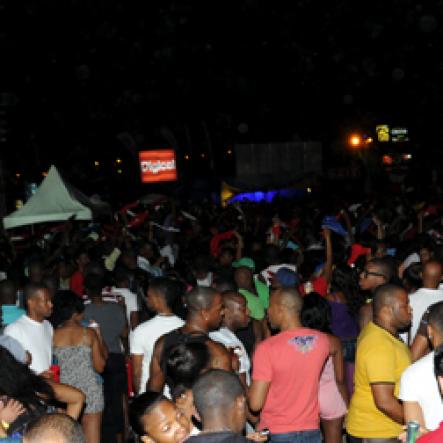Winston Sill / Freelance Photographer
Baccahanal Jamaica in association with Digicel host its last pre-carnival Friday Fetes, held at the New Mas Camp, Stadium North on Friday night March 30, 2012.