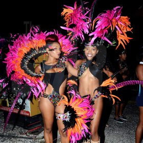 Winston Sill/Freelance Photographer
Bacchanal Jamaica presents Bacchanal New Year Band Launch and Fete, held at the Mas Camp, Stadium North on Saturday night January 3, 2015.