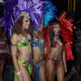 Winston Sill/Freelance Photographer
Bacchanal Jamaica presents Bacchanal New Year Band Launch and Fete, held at the Mas Camp, Stadium North on Saturday night January 3, 2015.