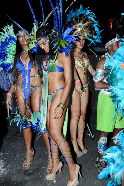 Winston Sill/Freelance Photographer
Bacchanal Jamaica presents Bacchanal New Year Band Launch and Fete, held at the Mas Camp, Stadium North on Saturday night January 3, 2015.