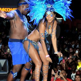 Winston Sill/Freelance Photographer
Bacchanal Jamaica presents Bacchanal New Year Band Launch and Fete, held at the Mas Camp, Stadium North on Saturday night January 3, 2015.