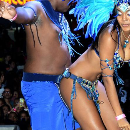 Winston Sill/Freelance Photographer
Bacchanal Jamaica presents Bacchanal New Year Band Launch and Fete, held at the Mas Camp, Stadium North on Saturday night January 3, 2015.