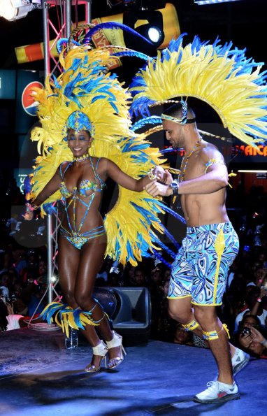 Winston Sill/Freelance Photographer
Bacchanal Jamaica presents Bacchanal New Year Band Launch and Fete, held at the Mas Camp, Stadium North on Saturday night January 3, 2015.