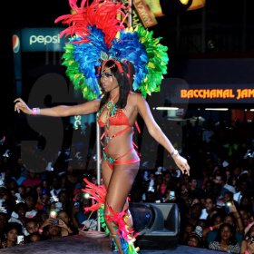 Winston Sill/Freelance Photographer
Bacchanal Jamaica presents Bacchanal New Year Band Launch and Fete, held at the Mas Camp, Stadium North on Saturday night January 3, 2015.