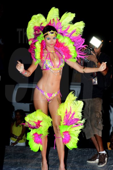 Winston Sill/Freelance Photographer
Bacchanal Jamaica presents Bacchanal New Year Band Launch and Fete, held at the Mas Camp, Stadium North on Saturday night January 3, 2015.