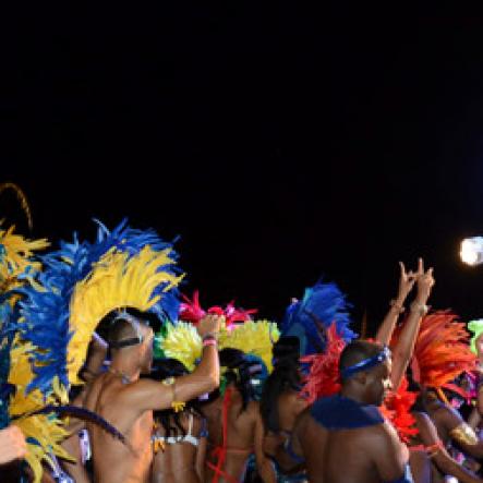 Winston Sill/Freelance Photographer
Bacchanal Jamaica presents Bacchanal New Year Band Launch and Fete, held at the Mas Camp, Stadium North on Saturday night January 3, 2015.