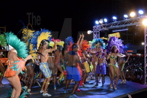 Winston Sill/Freelance Photographer
Bacchanal Jamaica presents Bacchanal New Year Band Launch and Fete, held at the Mas Camp, Stadium North on Saturday night January 3, 2015.