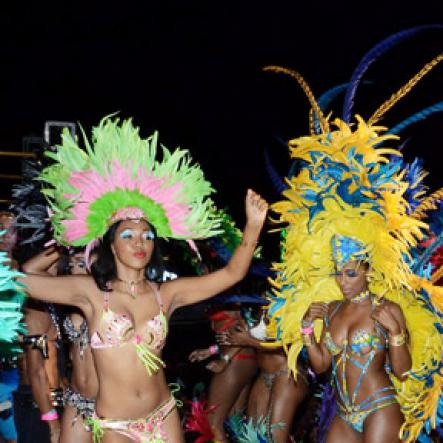 Winston Sill/Freelance Photographer
Bacchanal Jamaica presents Bacchanal New Year Band Launch and Fete, held at the Mas Camp, Stadium North on Saturday night January 3, 2015.