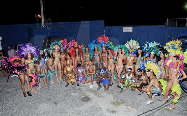 Winston Sill/Freelance Photographer
Bacchanal Jamaica presents Bacchanal New Year Band Launch and Fete, held at the Mas Camp, Stadium North on Saturday night January 3, 2015.