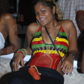 Janet Silvera Photo
 
Shereen Callam looked fabulous in this mutli-coloured swimsuit at the Barefoot party at Tropical Beach in Montego Bay last Sunday night.