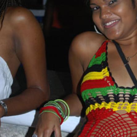 Janet Silvera Photo
 
Shereen Callam looked fabulous in this mutli-coloured swimsuit at the Barefoot party at Tropical Beach in Montego Bay last Sunday night.