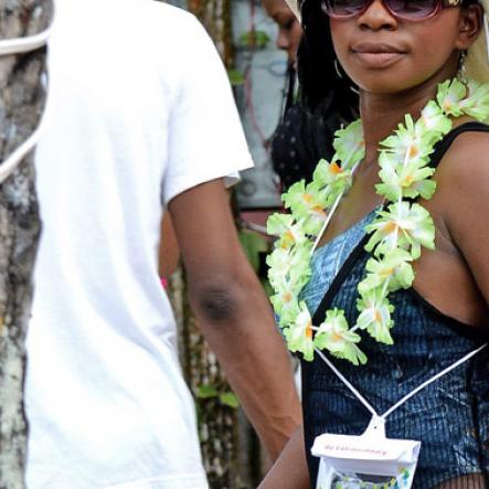 Winston Sill/Freelance Photographer

 Bacchanal Jamaica presents Beach J'ouvertFete, held at James Bond Beach, Oracabessa, St. Mary on Saturday April 19, 2014.