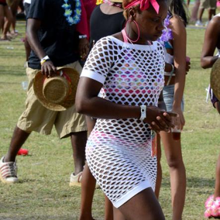 Winston Sill/Freelance Photographer
 Bacchanal Jamaica presents Beach J'ouvertFete, held at James Bond Beach, Oracabessa, St. Mary on Saturday April 19, 2014.