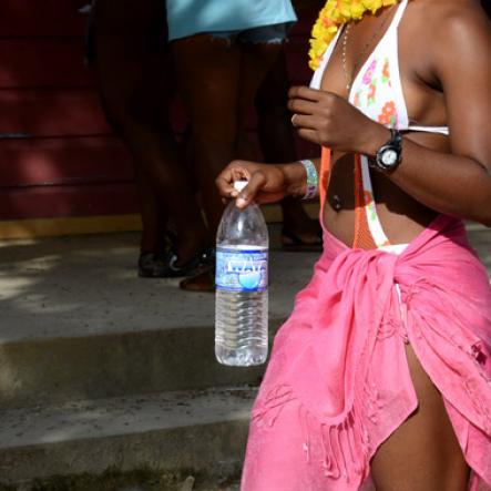 Winston Sill/Freelance Photographer
 Bacchanal Jamaica presents Beach J'ouvertFete, held at James Bond Beach, Oracabessa, St. Mary on Saturday April 19, 2014.