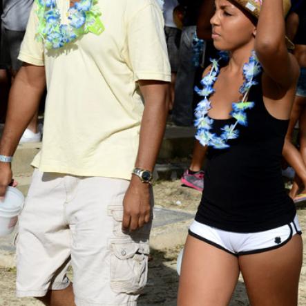 Winston Sill/Freelance Photographer
 Bacchanal Jamaica presents Beach J'ouvertFete, held at James Bond Beach, Oracabessa, St. Mary on Saturday April 19, 2014.