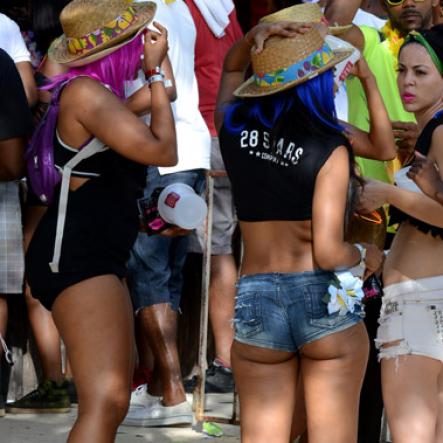 Winston Sill/Freelance Photographer
 Bacchanal Jamaica presents Beach J'ouvertFete, held at James Bond Beach, Oracabessa, St. Mary on Saturday April 19, 2014.