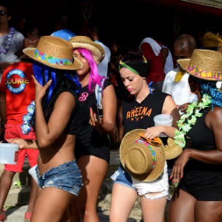 Winston Sill/Freelance Photographer
 Bacchanal Jamaica presents Beach J'ouvertFete, held at James Bond Beach, Oracabessa, St. Mary on Saturday April 19, 2014.