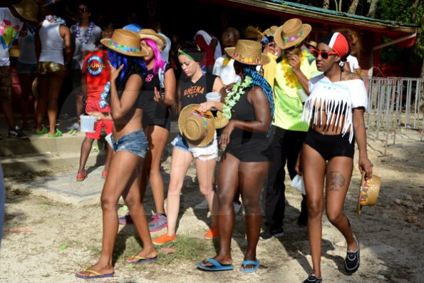 Winston Sill/Freelance Photographer
 Bacchanal Jamaica presents Beach J'ouvertFete, held at James Bond Beach, Oracabessa, St. Mary on Saturday April 19, 2014.