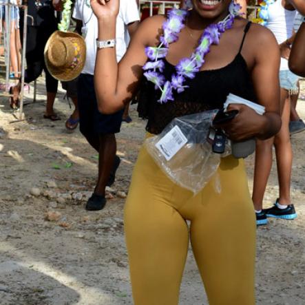 Winston Sill/Freelance Photographer
 Bacchanal Jamaica presents Beach J'ouvertFete, held at James Bond Beach, Oracabessa, St. Mary on Saturday April 19, 2014.